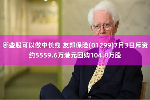 哪些股可以做中长线 友邦保险(01299)7月3日斥资约5559.6万港元回购104.8万股