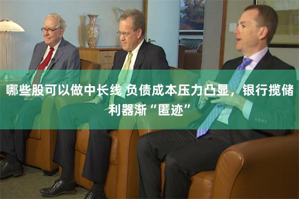 哪些股可以做中长线 负债成本压力凸显，银行揽储利器渐“匿迹”