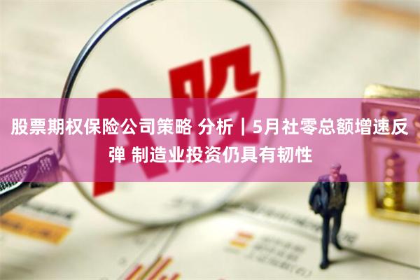 股票期权保险公司策略 分析｜5月社零总额增速反弹 制造业投资仍具有韧性