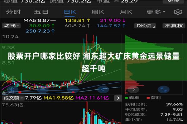 股票开户哪家比较好 湘东超大矿床黄金远景储量超千吨